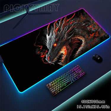 RGB Luminous Gaming Mousepad - XXL Design - InspiredGrabs.com